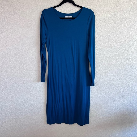 Velvet Torch Women’s Long Sleeve Bodycon Midi Dress - Picture 1 of 11